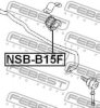 NISSA 546134M718 Stabiliser Mounting